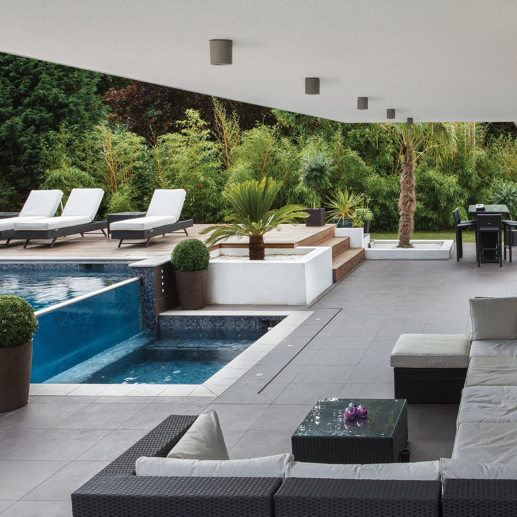 Kos Ceiling, Round, White, GU10, IP65