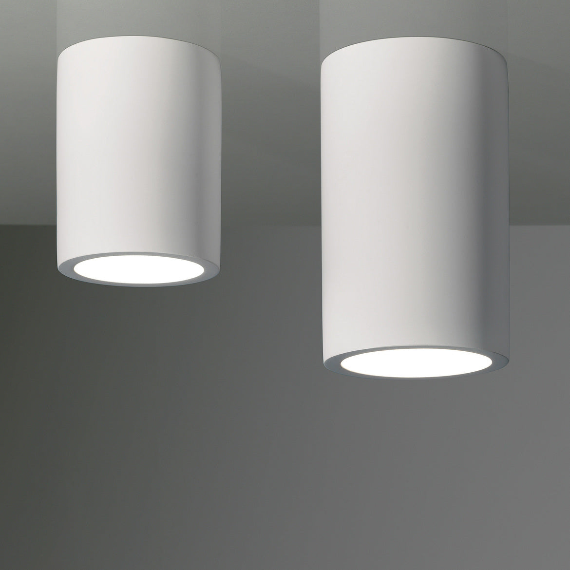 Osca 140 Ceiling, Round, Plaster, GU10, IP20