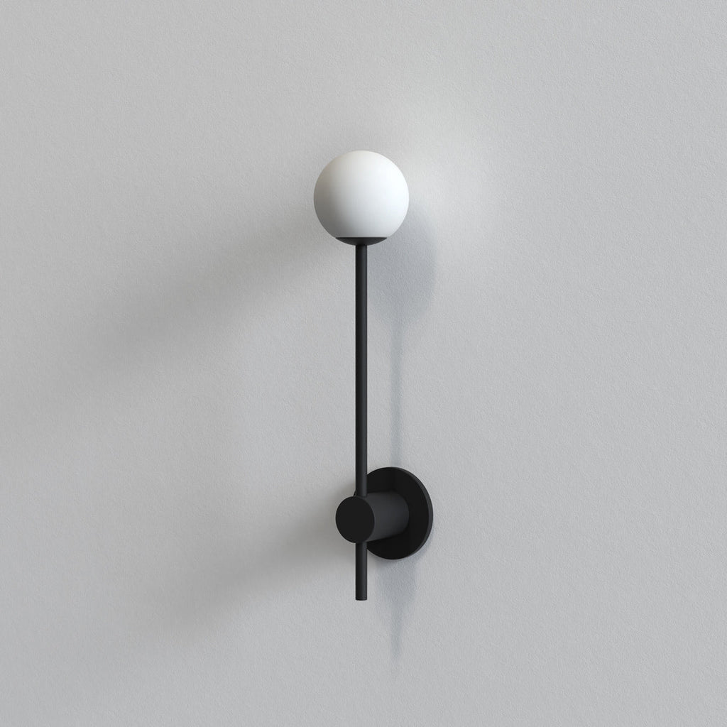 Orb Wall Light, Black, G9, IP44