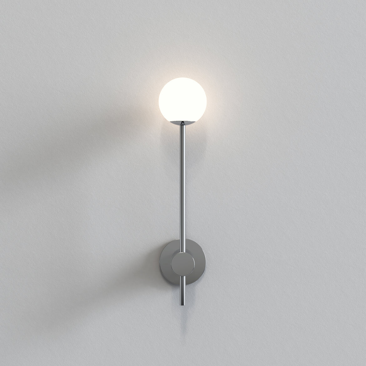 Orb Wall Light, Polished Chrome, G9, IP44