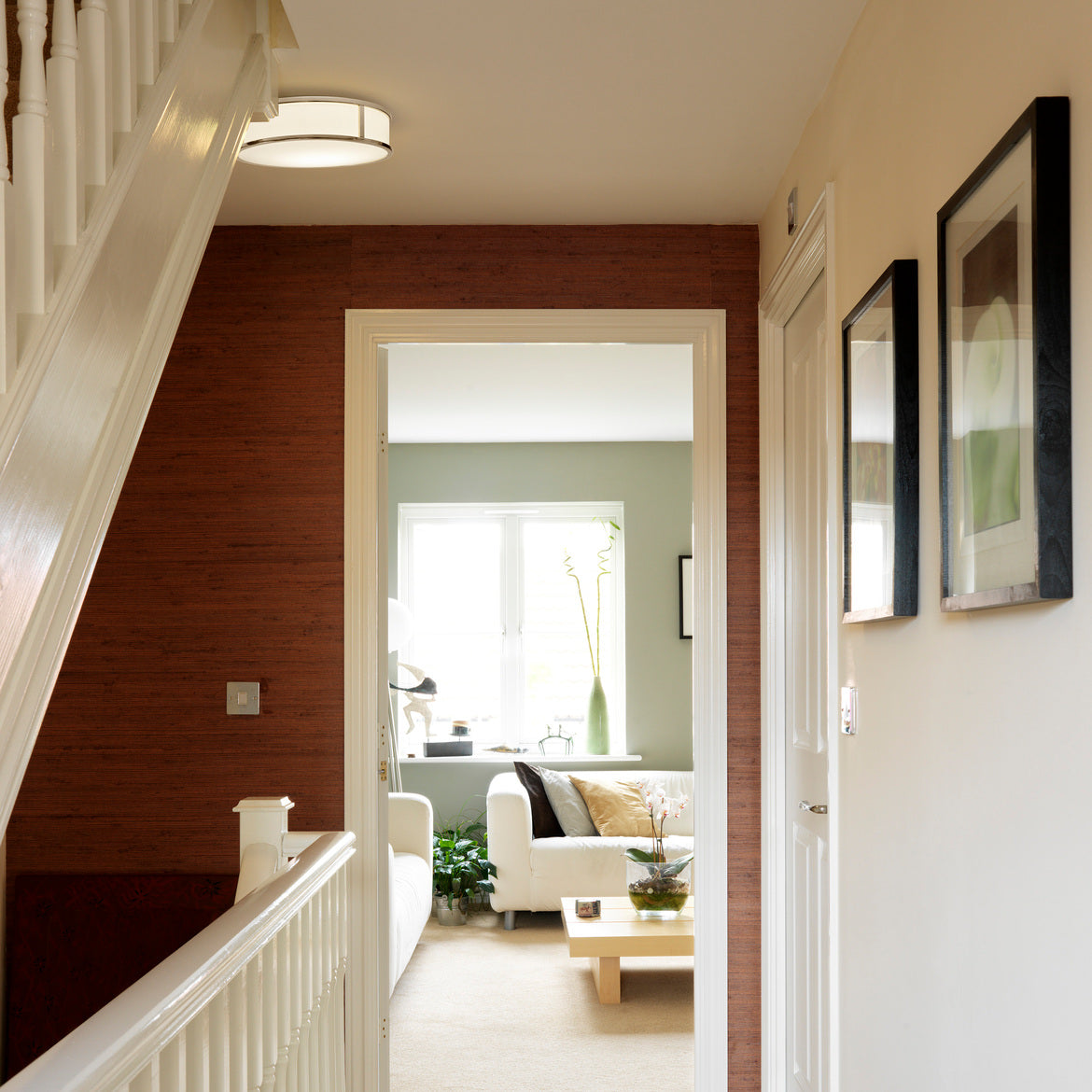 Mashiko Round Ceiling, Bronze, E27, IP44