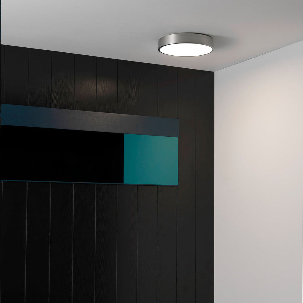Mallon Ceiling Light, Polished Chrome, LED, Triac Dim, IP44