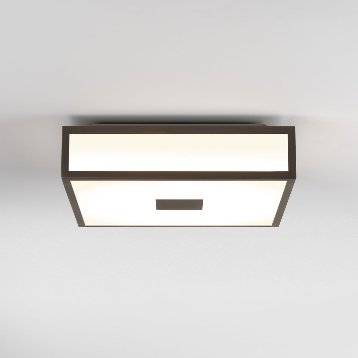 Mashiko 300 Medium Square Ceiling, Bronze, E27, IP44