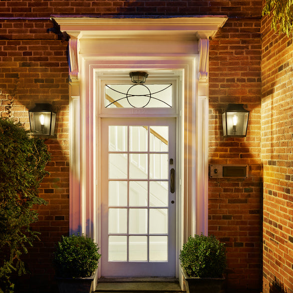 Richmond Wall Light with Flush Mount, E27, IP44