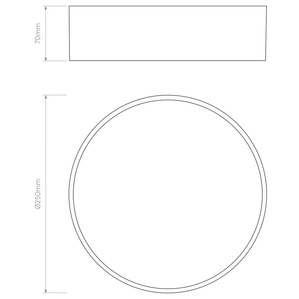 Kea Ceiling, White, LED, IP65