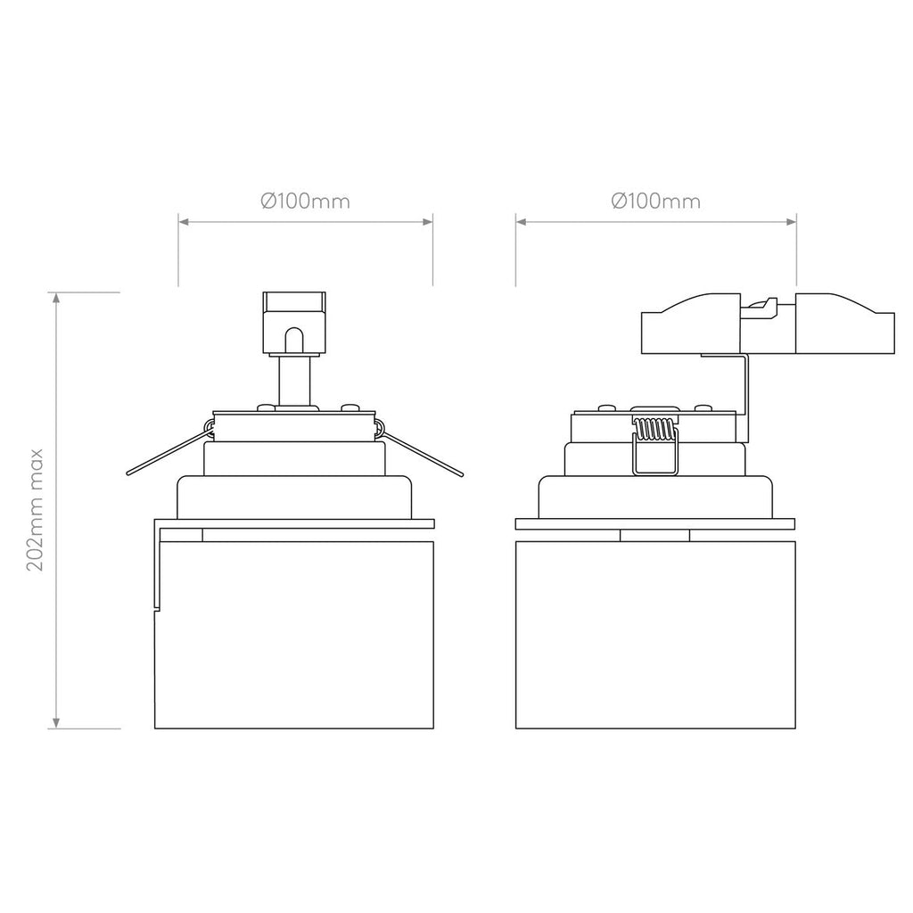 Lynx Adjustable Recessed Ceiling, White, LED, Phase Dim, IP20