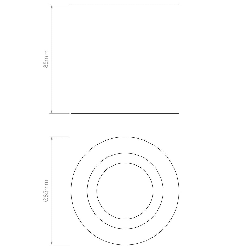 Kos Ceiling, Round, Brass, GU10, IP65