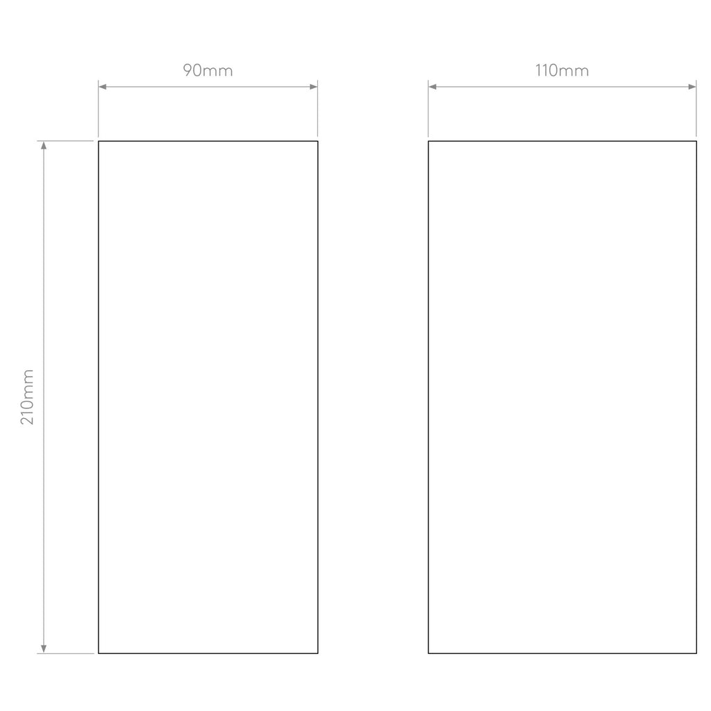 Parma 210 Wall Light, Up/Down, GU10, IP20