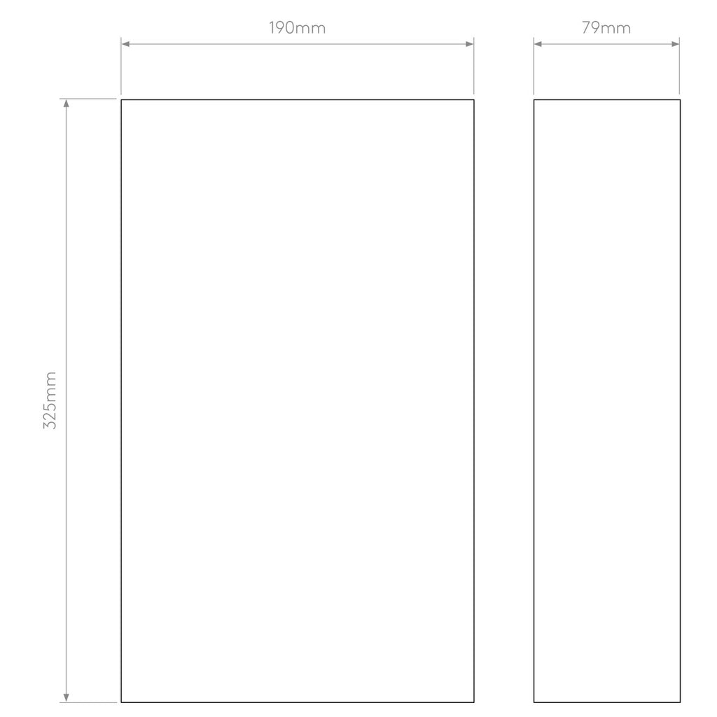 Pella Wall Light, Vertical, GU10, IP20