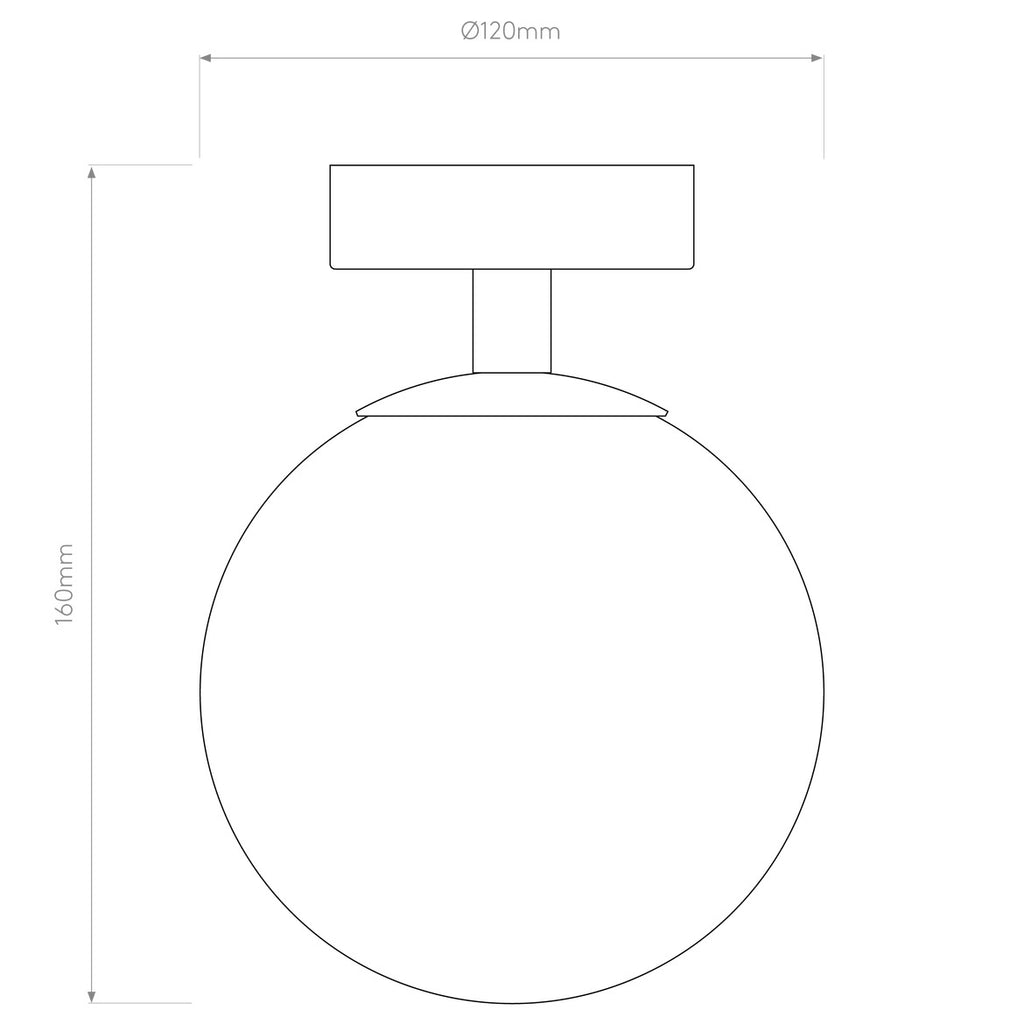 Denver Ceiling, Black, G9, IP44