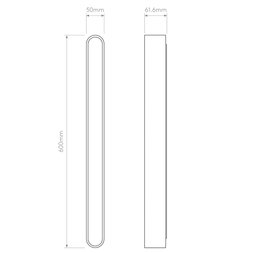 Atticus Wall Light, LED, Phase Dim, IP44