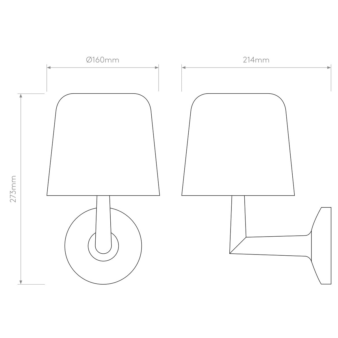 Ella Wall Light, G9, IP20