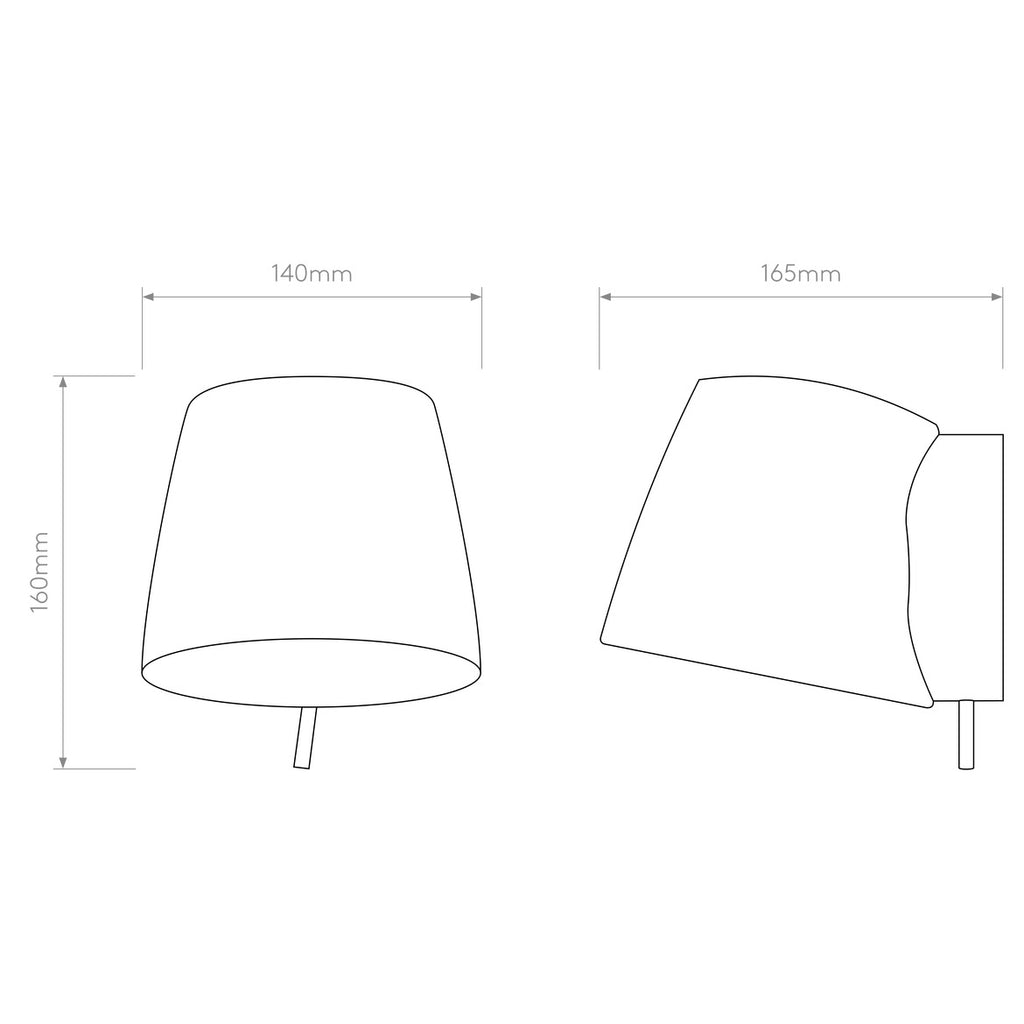 Imari Reading Wall Light, E27, IP20