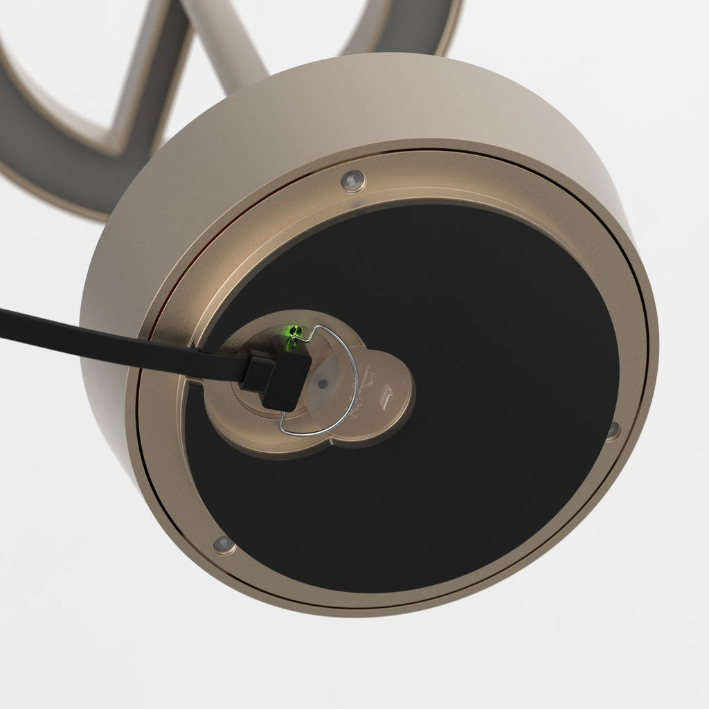 Halo Table Lamp, White, LED, Wireless, Touch Step Dim, IP20