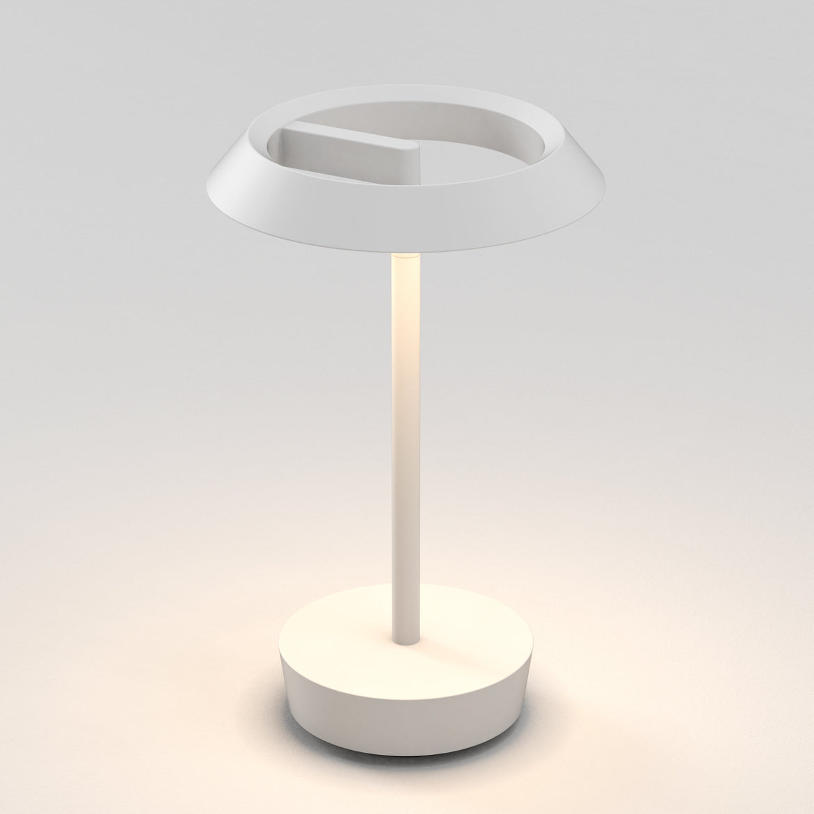 Halo Table Lamp, White, LED, Wireless, Touch Step Dim, IP20