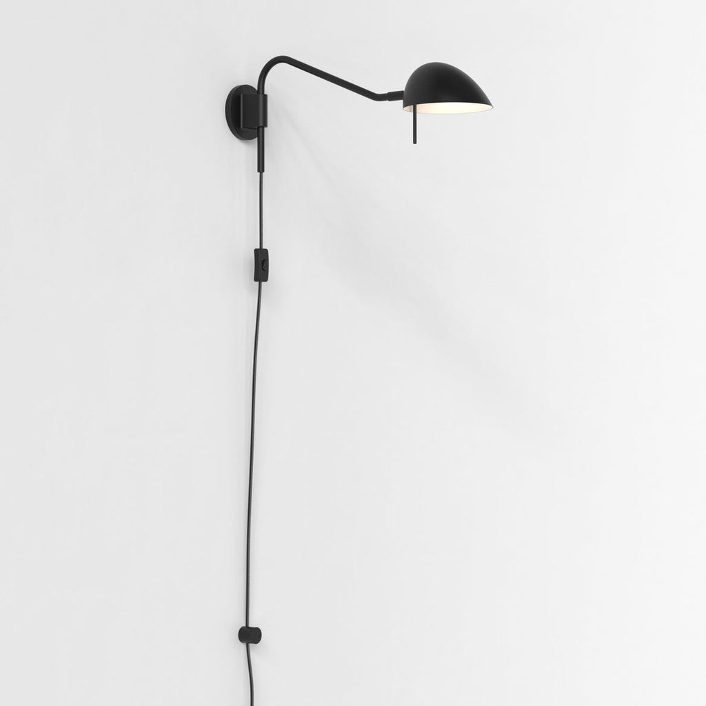 Serge Reading Wall Light, Plug In Swing Arm, G9, IP20