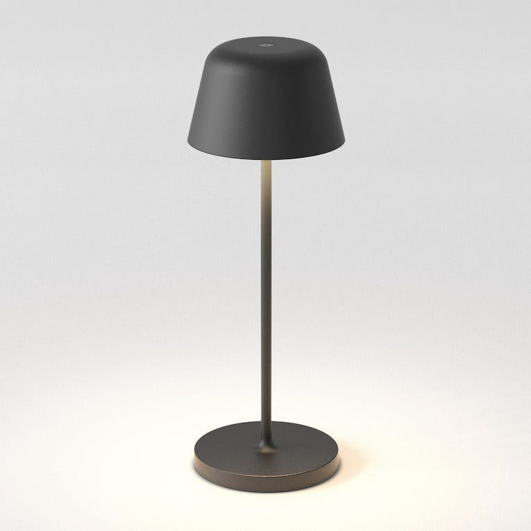 Nomad Table Lamp, Black, LED, Wireless, Push Dim, IP65