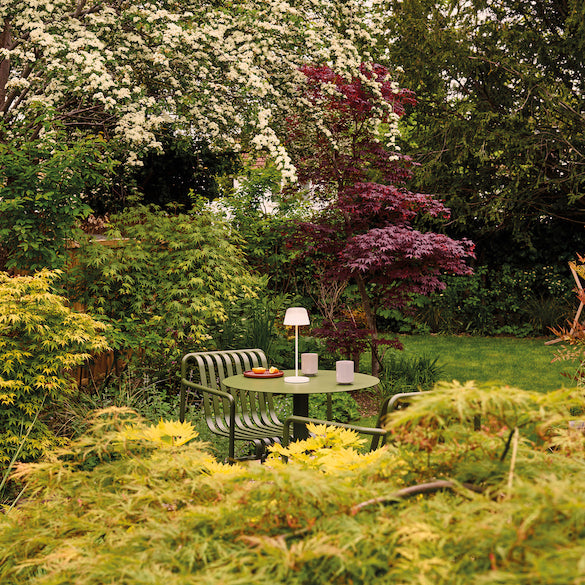 Nomad Table Lamp, Black, LED, Wireless, Push Dim, IP65