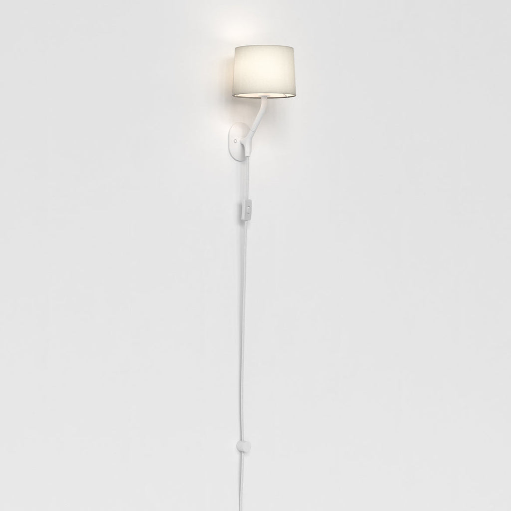 Arbor Reading Wall Light, White, Plug In, E14, IP20
