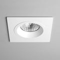 Taro Square Downlight, White, GU10, IP20, Fire Rated