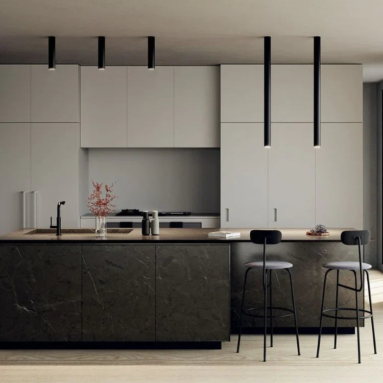 A-Tube Ceiling Spot, 14 cm L, Black, GU10, IP20