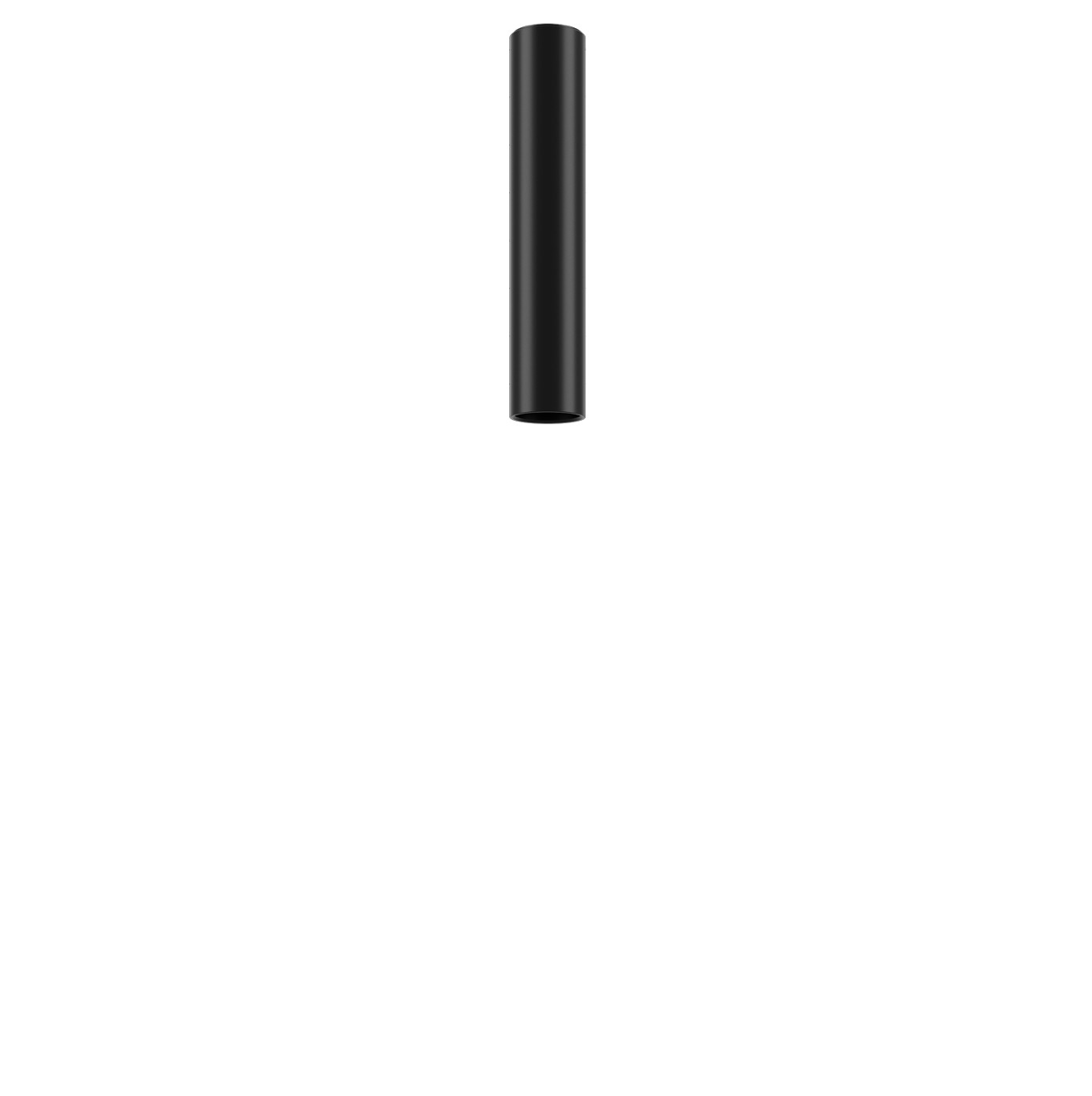 A-Tube Ceiling 30 cm L, Black, GU10, IP20