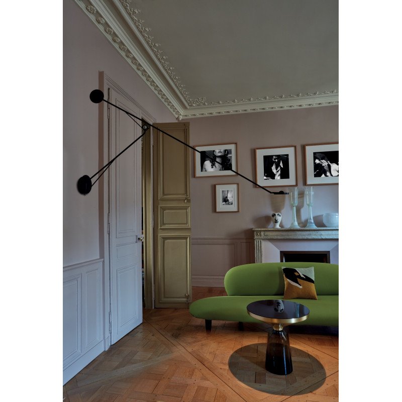 Aaro Adjustable Reading Wall, Black, LED, Touch Dim or Triac Dim, IP20