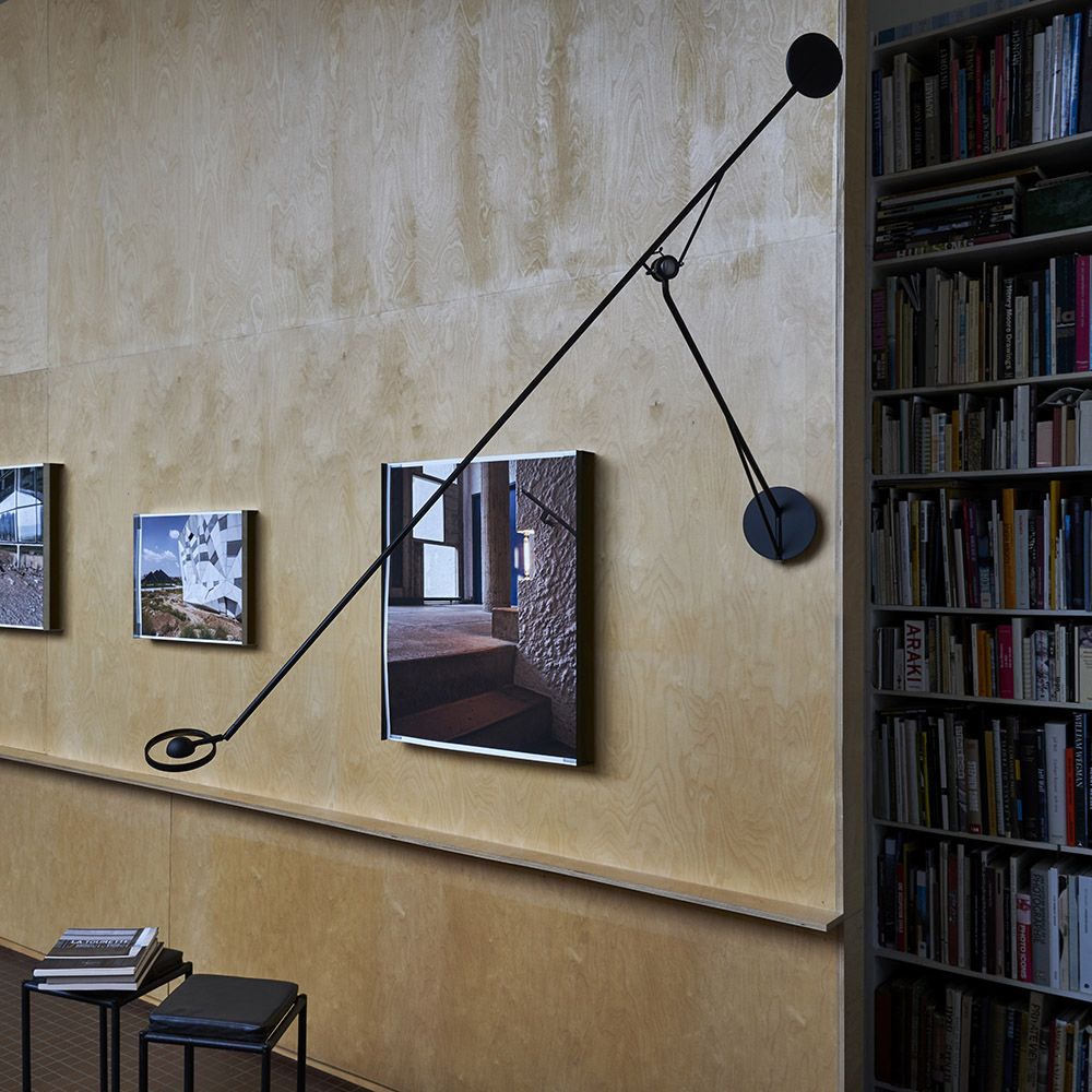 Aaro Adjustable Reading Wall, Black, LED, Touch Dim or Triac Dim, IP20