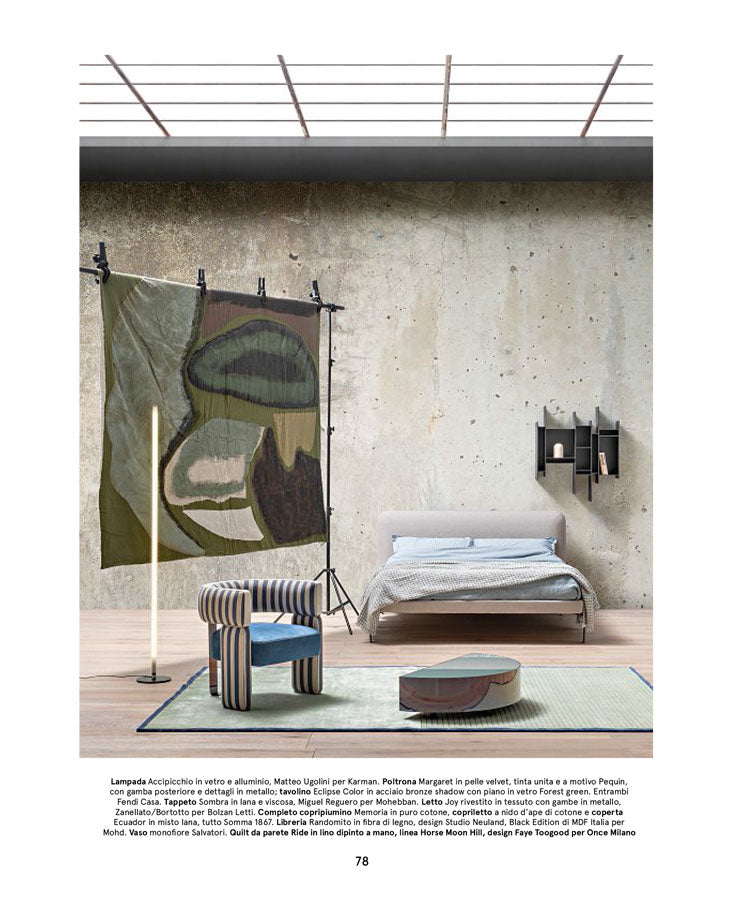 Accippichio Floor Lamp, Black Net, LED, Foot Dimmer, IP20