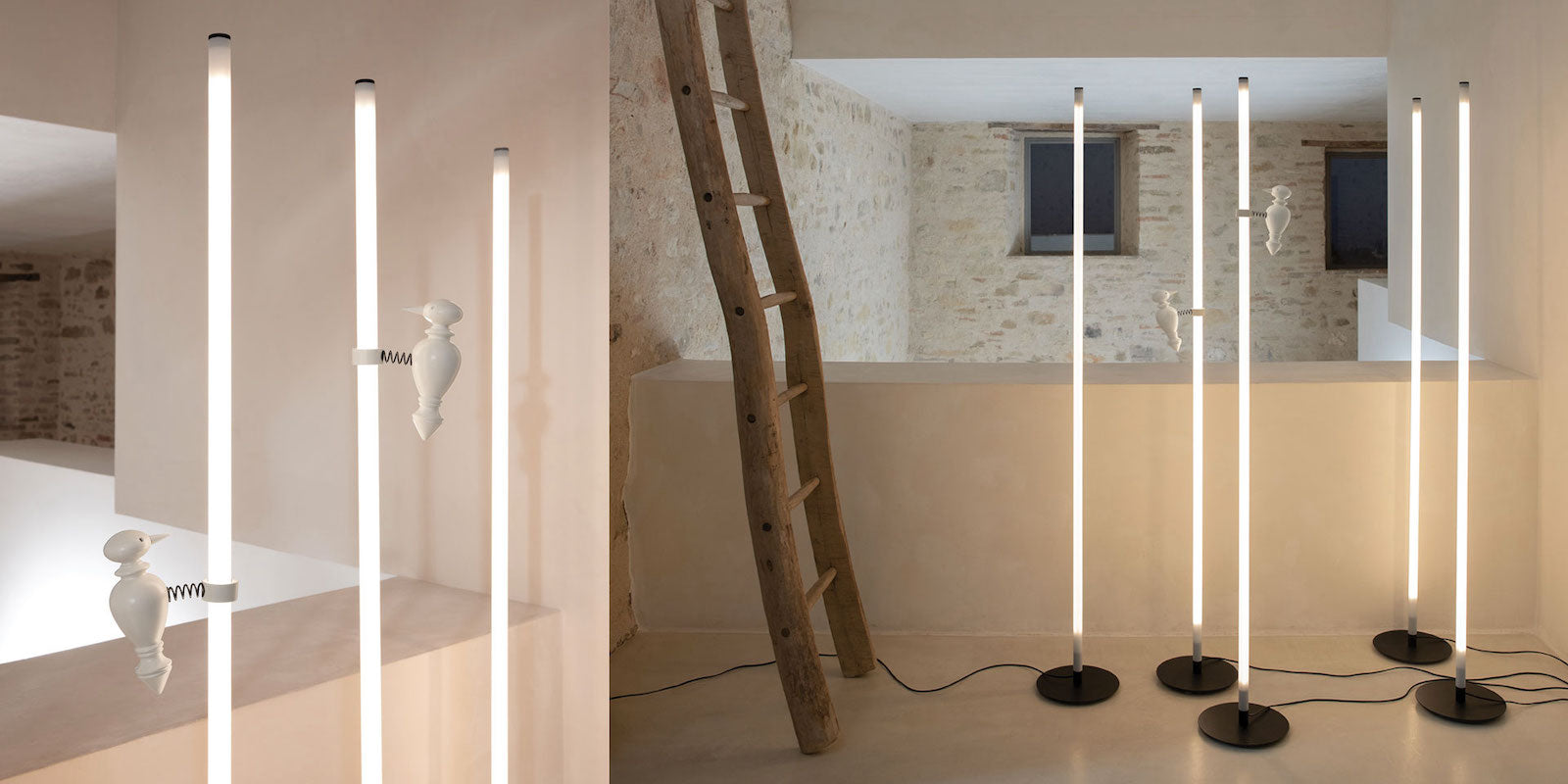 Accippichio Floor Lamp, LED, Foot Dimmer, IP20