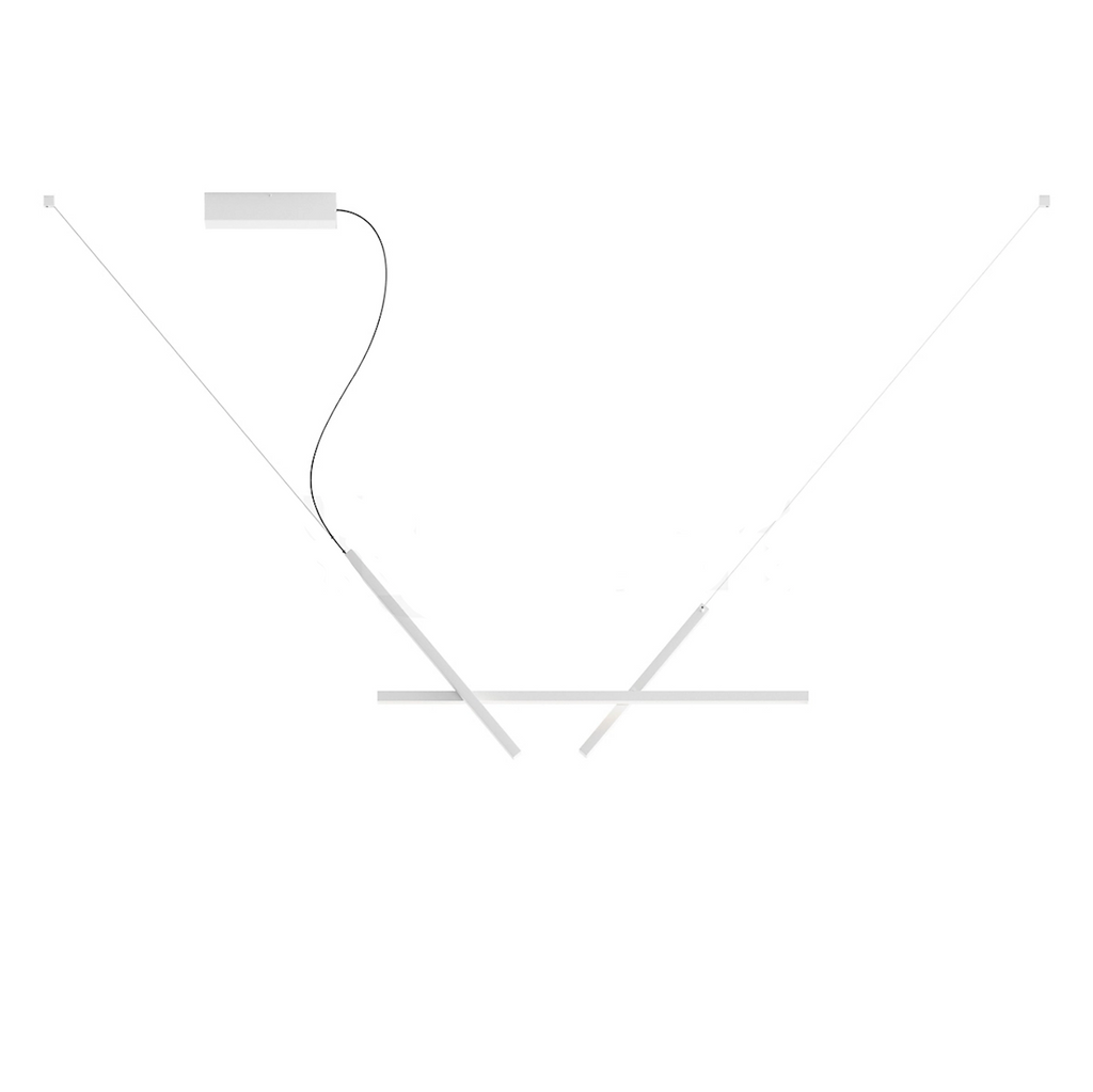 Across Adjustable Linear Pendant, White, LED, Phase Dim, IP20