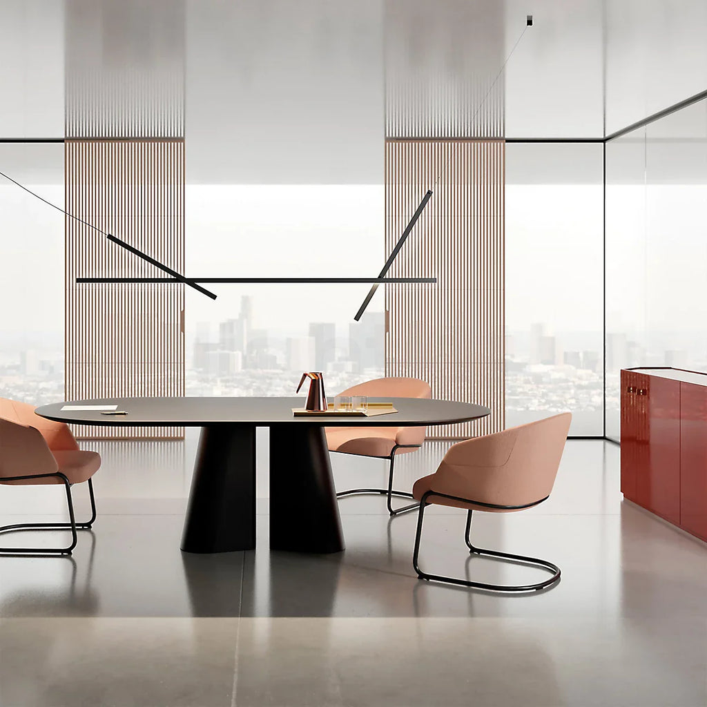 Across Adjustable Linear Pendant, White, LED, Phase Dim, IP20