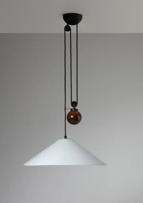 Aggregato Pendant, Cone, White, Slide and Decentralised, E27, IP20