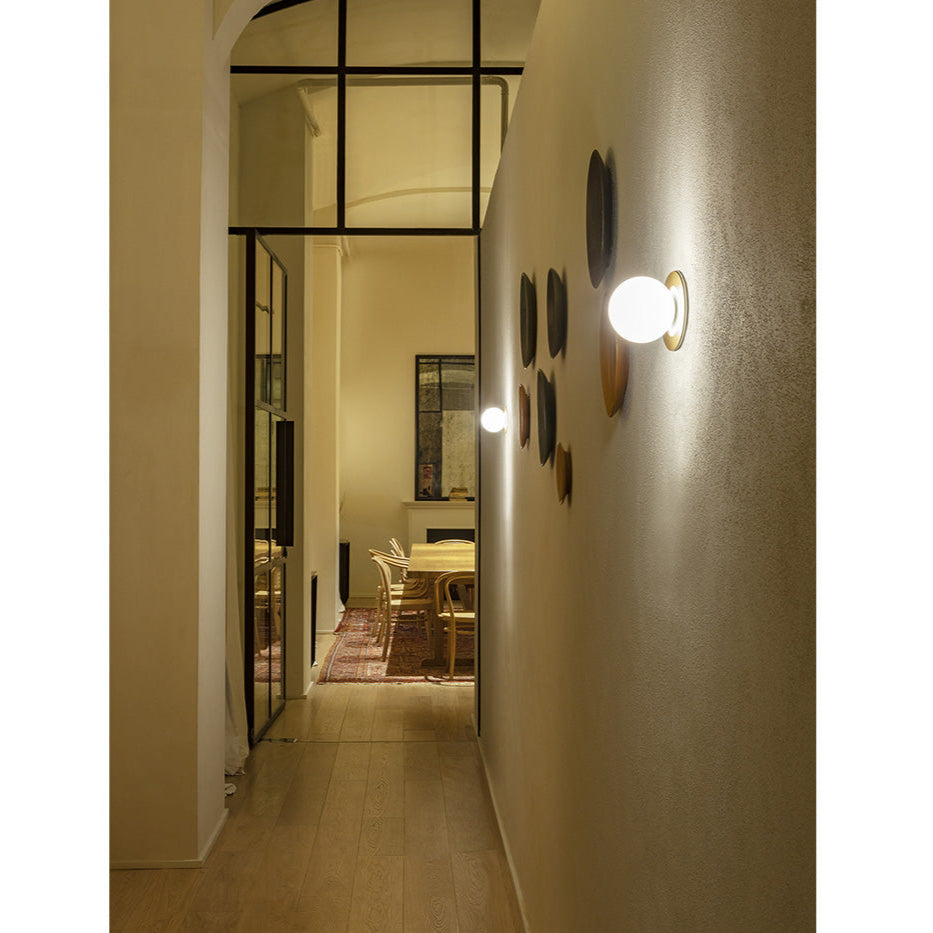 Alfi Spot Light, White Glass with Gold Hardware, LED, Recessed, On/Off, IP20