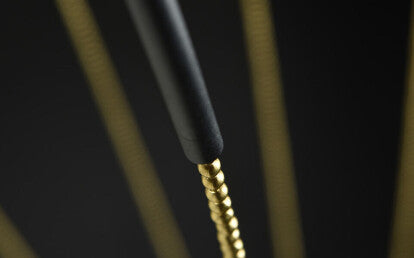 Alysoid Pendant with Brass Beads, 51.5 cm ø x 170, LED, Phase Dim, IP20