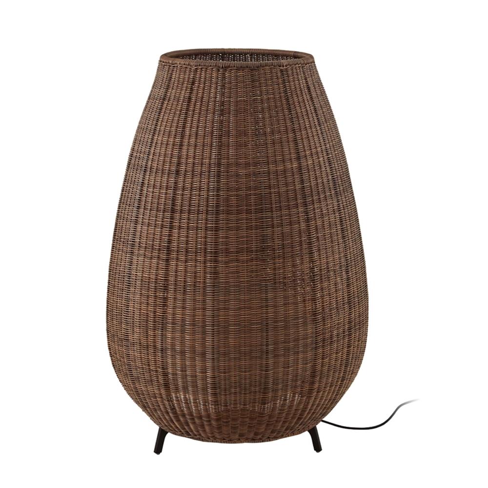 Amphora Floor 2, Large, Brown, E27, Plugs In, IP66
