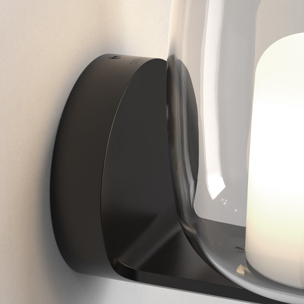 Aquina Wall Light, Black, G9, IP44