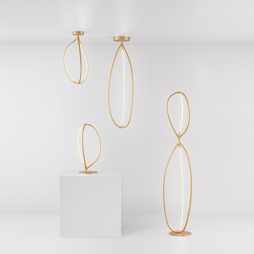 Arrival Pendant, Brass, LED, Push or App Dim, IP20