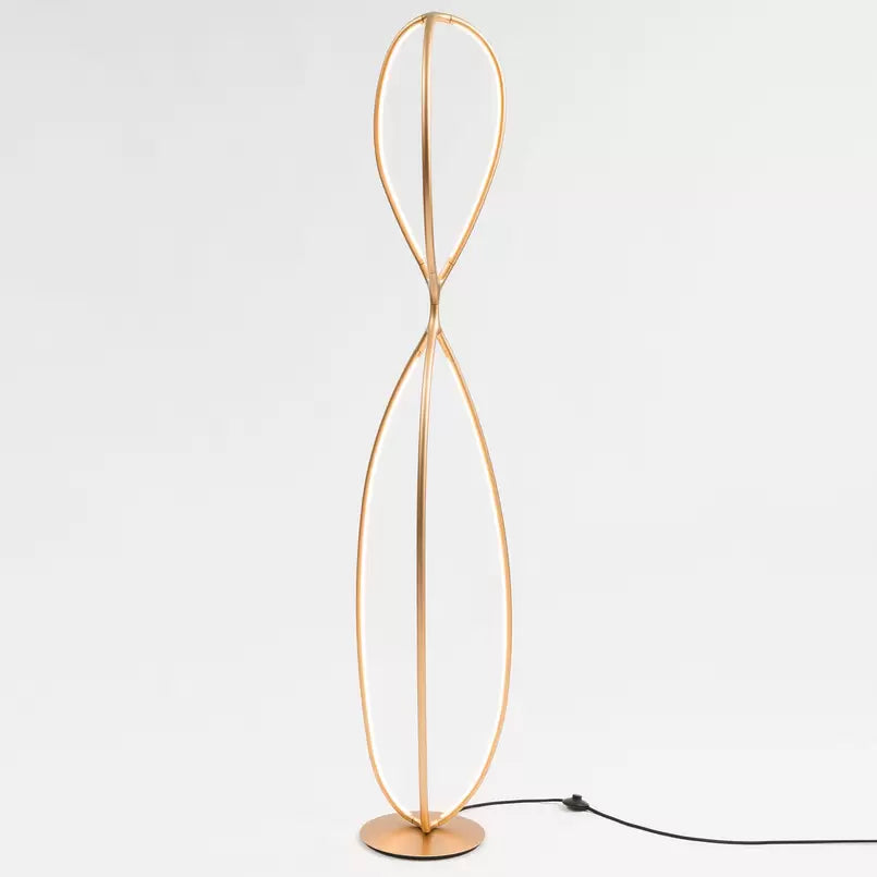 Arrival Floor Lamp, Brass, LED, Floor Switch Dim or App, IP20