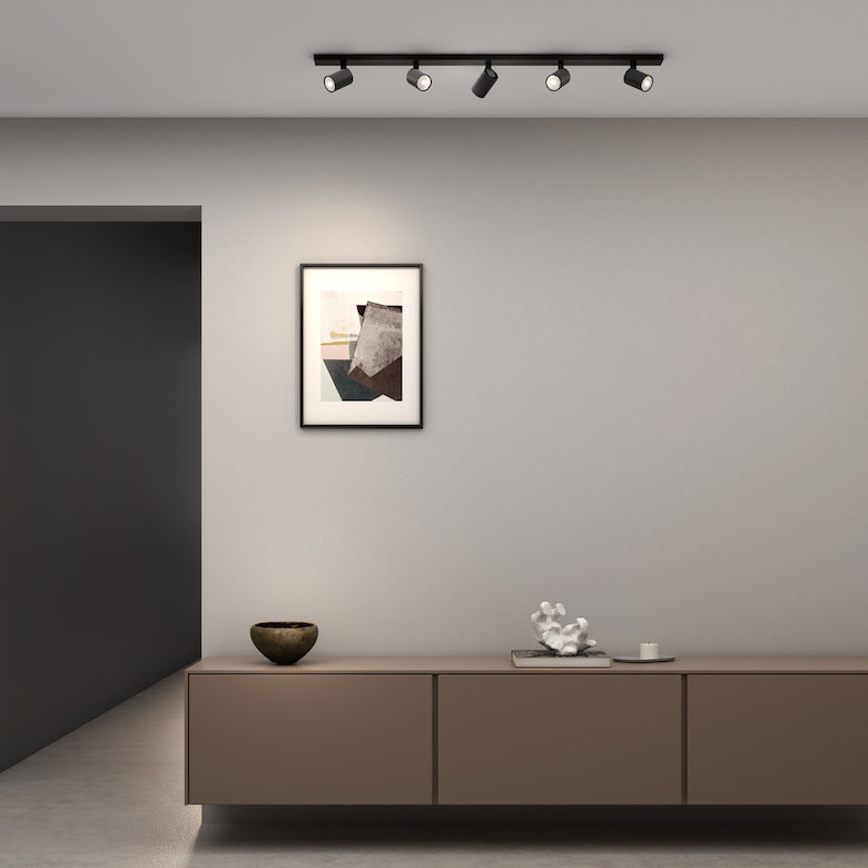 Ascoli Linear Spot Light, Adjustable, Black, GU10, IP20