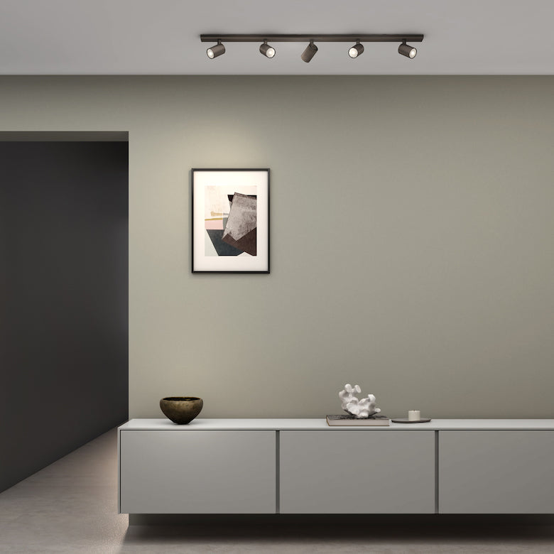 Ascoli Linear Spot Light, Adjustable, Black, GU10, IP20