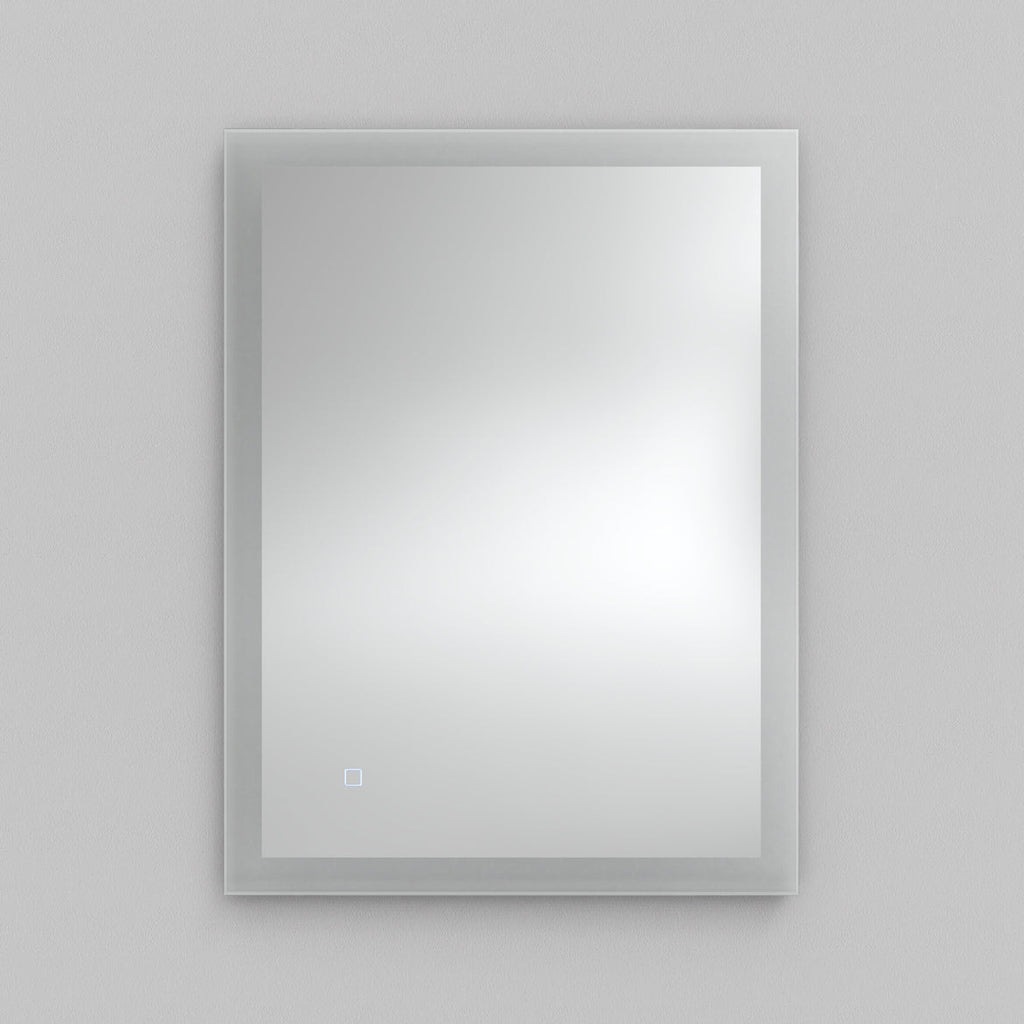 Ascot Illuminated Mirror, Rectangle 80, LED, Variable Kelvins, NO DIM, IP44