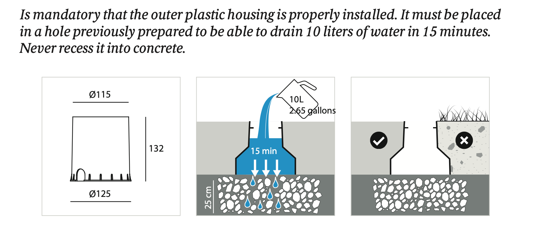 Atticus Bollard, 40 cm, Brown, LED, 8.4W, Triac Dim, IP54