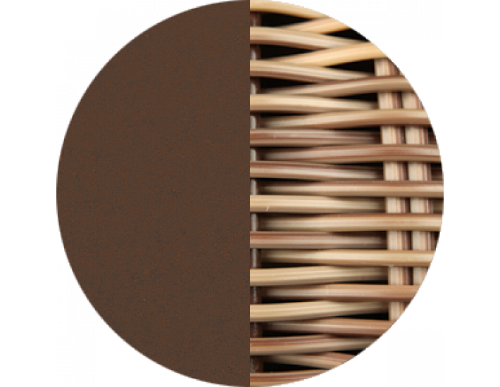 Atticus Bollard, 50 cm, Brown, LED, 8.4W, Triac Dim, IP54