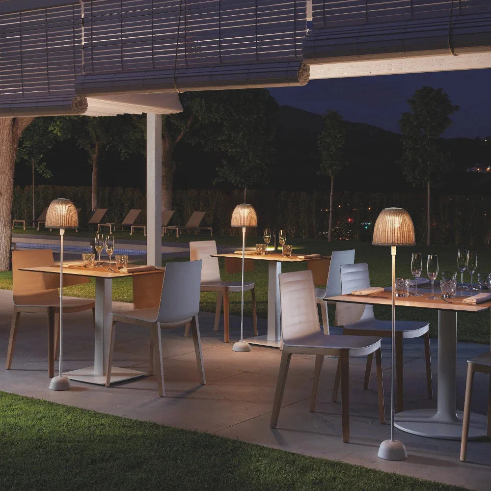 Atticus Floor Wireless, Brown, LED, 3W, Touch Dim, IP54