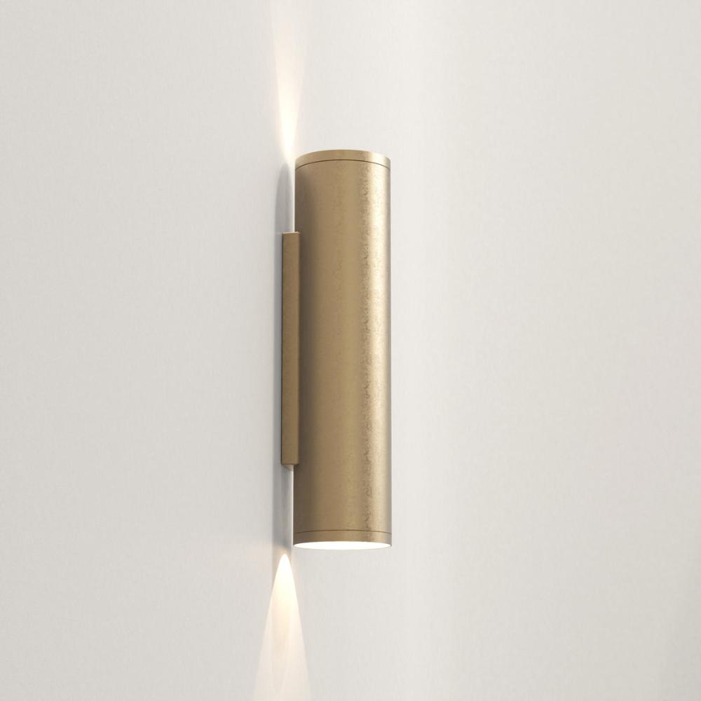 Ava Wall, Solid Brass, 2 Beams, GU10, IP44