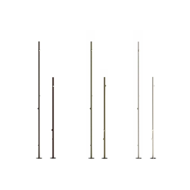 Bamboo Floor, 4 Beam, White, LED, 8.4W, On/Off, IP66