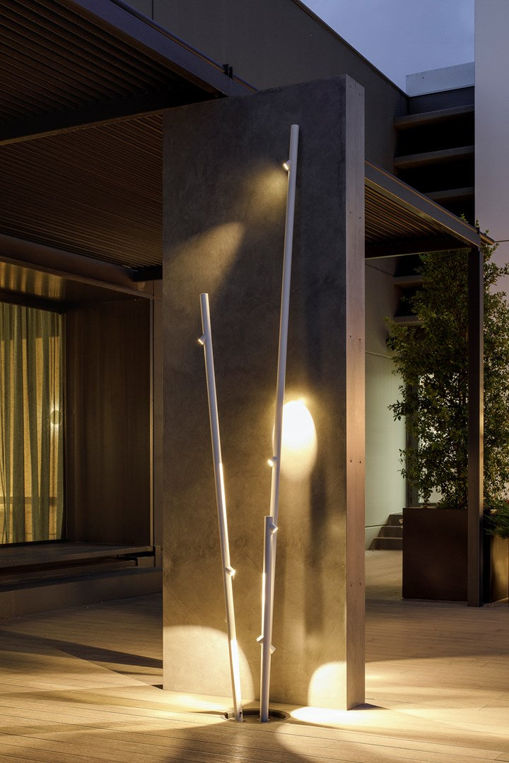 Bamboo Floor, 4 Beam, Green, LED, 8.4W, On/Off, IP66