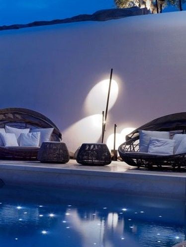 Bamboo Floor, 2 Beam, White, LED, 4.2W, On/Off, IP66