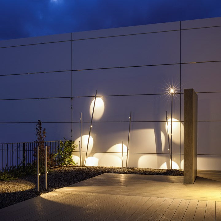 Bamboo Floor, 7 Beam, Oxide, LED, 14.7W, On/Off, IP66